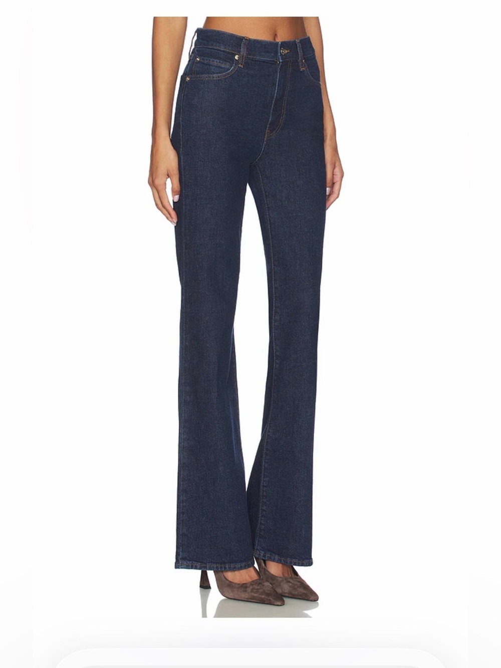FRAME The Arrow High Rise Flare Jeans Dark Wash Size 28